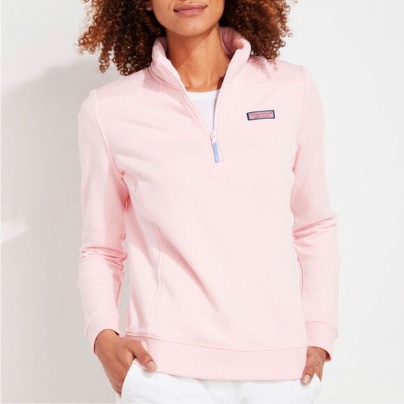 Vineyard Vines Women’s Pink Shep Quarter Zip Sweatshirt. Size Small. - Picture 6 of 7